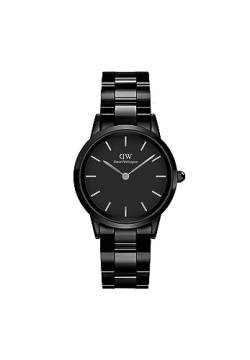 Daniel Wellington Iconic Link Ceramic Uhr Damen, 32mm Edelstahl (316L) Black Damen Uhr von Daniel Wellington