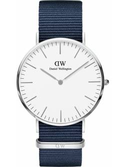 Nato Bayswater wei silb 40 von Daniel Wellington