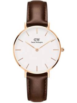 Petite Bristol rosé 32mm white von Daniel Wellington