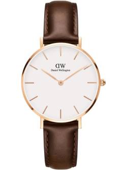 Petite Bristol silberf 32mm we von Daniel Wellington