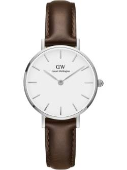 Petite Bristol silv.28mm white von Daniel Wellington