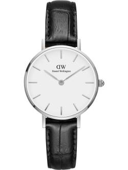 Petite Reading silv. 28mm white von Daniel Wellington