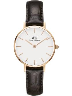 Petite York rosé 28mm white von Daniel Wellington