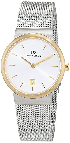 Danish Design Damen Analog Quarz Uhr mit Edelstahl Armband 3324579 von Danish Design