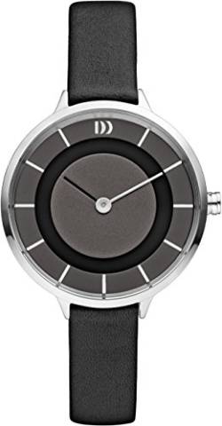 Danish Design Damen Analog Quarz Uhr mit Leder Armband IV13Q1165 von Danish Design