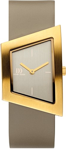 Danish Design Damen Analog Quarz Uhr mit Leder Armband IV15Q1207 von Danish Design