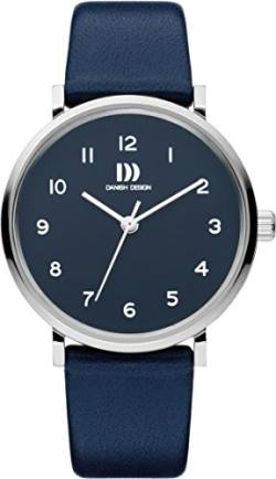 Danish Design Damen Analog Quarz Uhr mit Leder Armband IV22Q1216 von Danish Design