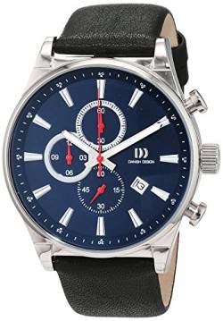 Danish Design Herren Analog Quarz Uhr mit Leder Armband 3316346 von Danish Design