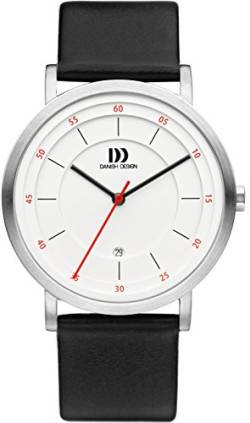 Danish Design Herren Analog Quarz Uhr mit Leder Armband IQ12Q1152 von Danish Design