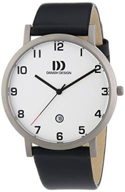 Danish Design Herren-Armbanduhr XL Analog Quarz Leder 3316328 von Danish Design