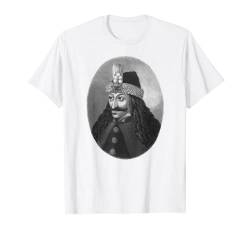 Vlad Tepes Dracula, Vlad the Impaler Hero of Romania T-Shirt von Dank and Funny Meme Apparel