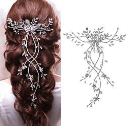 Hochzeit Haar Kamm Elegante Kristall Braut Haarstück Mode Haar Kämme Und Kopfstück Haarverzierung Für Frauen Mädchen von Danlai