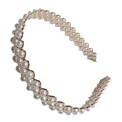 Perlenstirnbänder Pearl Perlen Hair Band Kopfwege Haar -hoop -haarzubehör Für Frauen Mädchen von Danlai