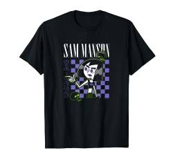 Danny Phantom Sam Manson Retro Kanji Checkerboard Portrait T-Shirt von Danny Phantom
