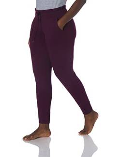 Danskin Damen Drawstring Waist Jogger Pant Freizeithosen, Sunset Plum-50136, X-Groß von Danskin