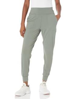 Danskin Damen Interlock Jogger Trainingshose, Agave-Grün, Groß von Danskin