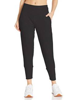 Danskin Damen Slim Tapered Jogger Lässige Hose, Reichhaltiges Schwarz, M von Danskin