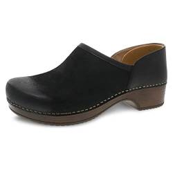 Dansko Women's Brenna Black Slip-On Clog 6.5-7 M US von Dansko