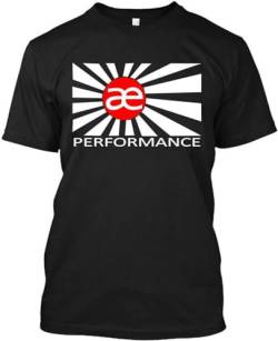 Ae Performance Racing Unisex T-Shirt Printed Tee Graphic Top Men Black Shirt XL von Daran