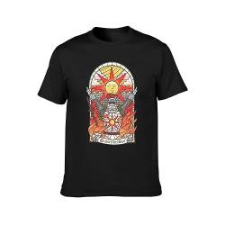 Church of The Sun Souls Praise The Sun Unisex T-Shirt Printed Tee Graphic Top Men Black Shirt M von Daran