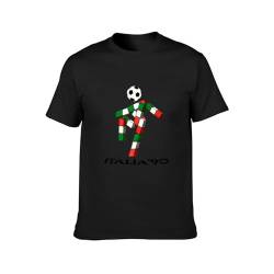 Italia 90 World Cup Ciao Mascotte Unisex T-Shirt Printed Tee Graphic Top Men Black Shirt XXL von Daran