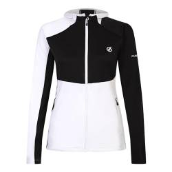 Dare 2b Damen Convey II Core Stretch Jacke, weiß/schwarz, 36 von Dare 2b