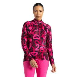 Dare2b Damen Divulge Core Stretch Pullover, Pure Pink Graffiti, 34 von Dare2b