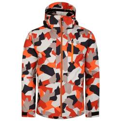 Dare2b Herren Edge Jacke, Papageientaucher Orange Geo Camo, XL von Dare2b