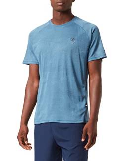 Dare2b Men's Potential Tee T-Shirt, Stellar Blue Camo Jacquard, XS von Dare2b