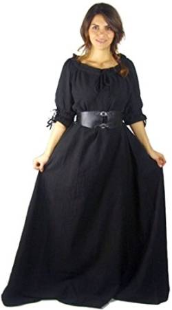 Kleid Beltaine (A), Farbe:schwarz, Größe:M von Dark Dreams