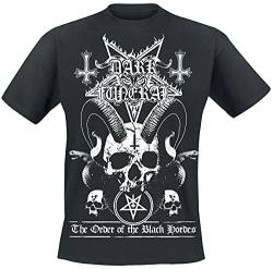 Dark Funeral Order of The Black Hordes Männer T-Shirt schwarz M 100% Baumwolle Band-Merch, Bands von Dark Funeral