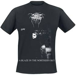 Darkthrone A Blaze In The Northern Sky Männer T-Shirt schwarz M 100% Baumwolle Band-Merch, Bands von Darkthrone