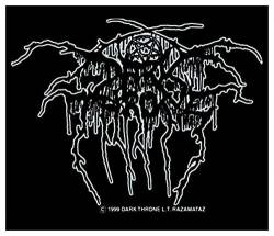 Darkthrone - Lurex Logo Aufnäher - Patch - Black Metal von Darkthrone
