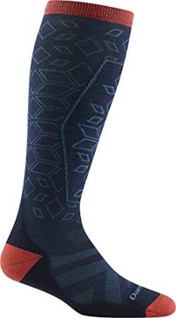 DARN TOUGH (8022) Traverse OTC Lightweight with Cushion w/ Padded Shin Women's Sock - (Eclipse, Medium) von Darn Tough