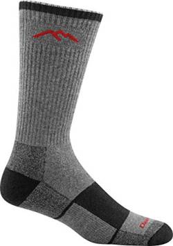 Darn Tough Merino Wool Coolmax Boot Full Cushion Socks - Men's Gray/Black X-Large von Darn Tough