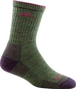 Darn Tough Vermont Gepolsterte Damen-Socken aus Merino-Wolle Small Moss Heather von Darn Tough