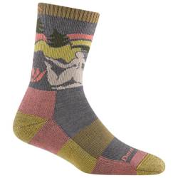 Darn Tough - Women's Trailblazer Micro Crew Lightw. w. Cushion - Wandersocken Gr L grau von Darn Tough