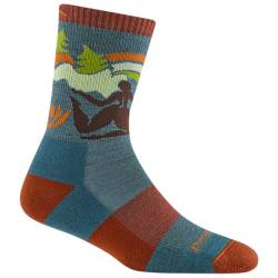 Darn Tough - Women's Trailblazer Micro Crew Lightw. w. Cushion - Wandersocken Gr M bunt von Darn Tough