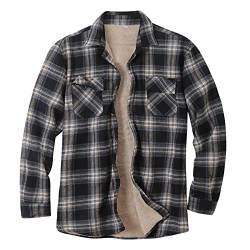 Darringls Flanellhemd Herren Flanelljacke Karo Jacke Kariert Baumwolle Hemd Langarm Plaid Shirt Freizeit Karohemd Normale Passform für Frühling Herbst von Darringls