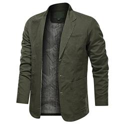 Darringls Herren Sakko Sportlich Slim Fit Blazer Männer Modern Freizeit Jackett Business Anzugjacke Herren Casual Slim Fit Jacke Leichtgewicht 2 Knopf Blazer Sporty Slim fit Leisure Blazer von Darringls