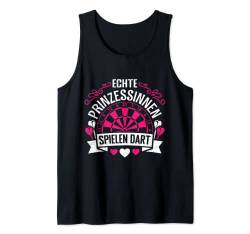 Prinzessin Darts Damen Dartpfeil Dart Zubehör Dart Tank Top von Dartspieler Darts T-Shirt Geschenk Dart Zubehör