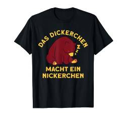 Das Dickerchen macht ein Nickerchen Bär Pyjama T-Shirt von Das Dickerchen macht ein Nickerchen Schlafshirt