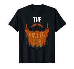 Herren The Ginger Beard Man Rotschopf Rotkopf Bart Lustiger Spruch T-Shirt von Das Kulissenwerk