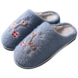 Dasongff Hausschuhe Damen :Winter Wärme Bequem Plüsch Pantoffeln Indoor Home rutschfeste Filzpantoffeln Kuschelig Weite Leicht Slipper Memory Foam rutschfest Puschen Plüsch Bequem Schuhe von Dasongff