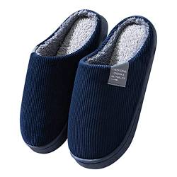 Dasongff Hausschuhe Herren Winter Pantoffeln Herren Memory Foam Anti Rutsch Pantoffeln Hüttenschuhe Baotou Plüsch Warme Slippers Hausschuhe Haushalt Männer Drinnen Geschenk Für Männer Geburtstag von Dasongff