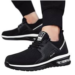 Dasongff Sicherheitsschuhe Herren, Arbeitsschuhe Herren Damen Leicht Atmungsaktiv Sportlich Schutzschuhe Stahlkappe Schuhe Anti-Smashing Anti-Piercing Sommer Outdoor Walkingschuhe von Dasongff