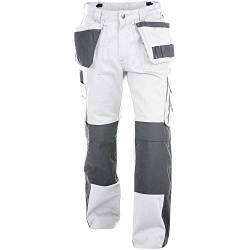 Dassy Unisex-Erwachsener Pantaloni Hose, Wei/Grau, 50 von Dassy
