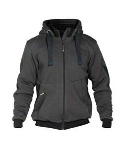 Dassy Unisex Pulse 290G Jacke, Grigio/Nero, XL von Dassy