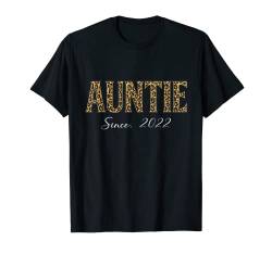 Auntie Since 2022 Nephew Niece Baby Neugeborene Mutter Onkel Familie T-Shirt von Daughter Son Father Dad Aunties Mother Daddy Gift