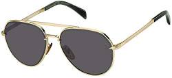 David Beckham Unisex Db 7037/g/s Sunglasses, F6W/IR Gold Horn, 62 von David Beckham